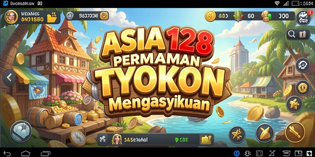 Tampilan gameplay <strong>ASIA128</strong> dengan elemen Tycoon yang menarik.