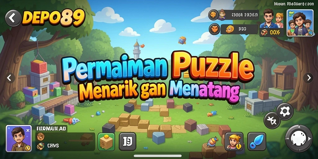 Tangkapan layar dari gameplay DEPO89 menampilkan tantangan puzzle yang menarik.