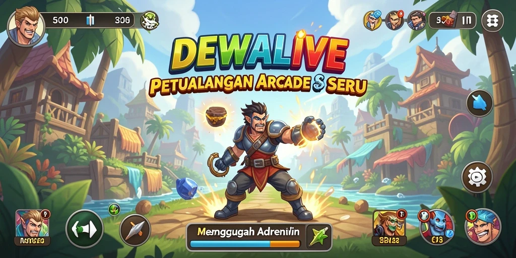 Gameplay DEWALIVE yang menarik dan penuh aksi.