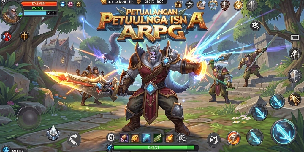 Screenshot menampilkan aksi pertarungan seru di DY01.