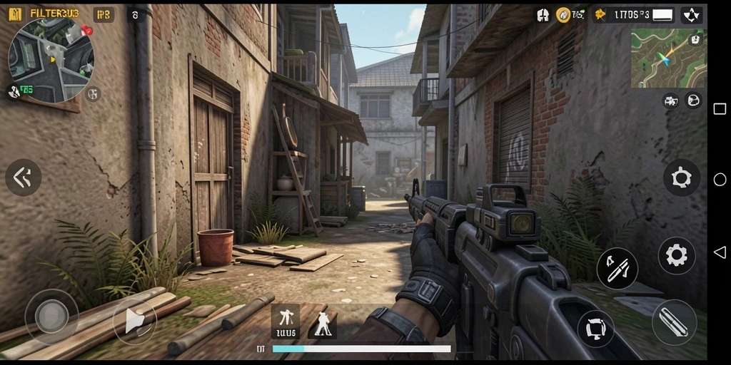 Tangkapan layar dari gameplay FILTER303 yang penuh aksi dan taktik.