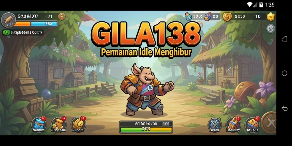 Tangkapan layar GILA138 menampilkan gameplay Idle yang mengasyikkan.
