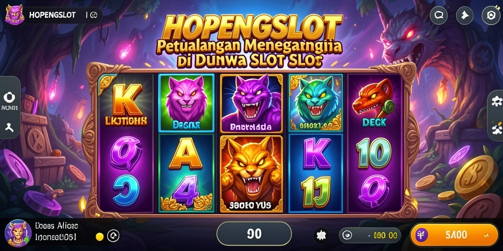 Gameplay HOPENGSLOT yang menarik dengan banyak opsi slot.