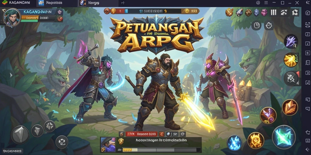 Gameplay seru di dunia fantasi KAGANDAN.