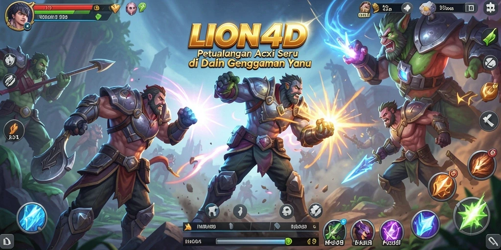 Screenshot gameplay LION4D yang menampilkan aksi intens dan menegangkan.