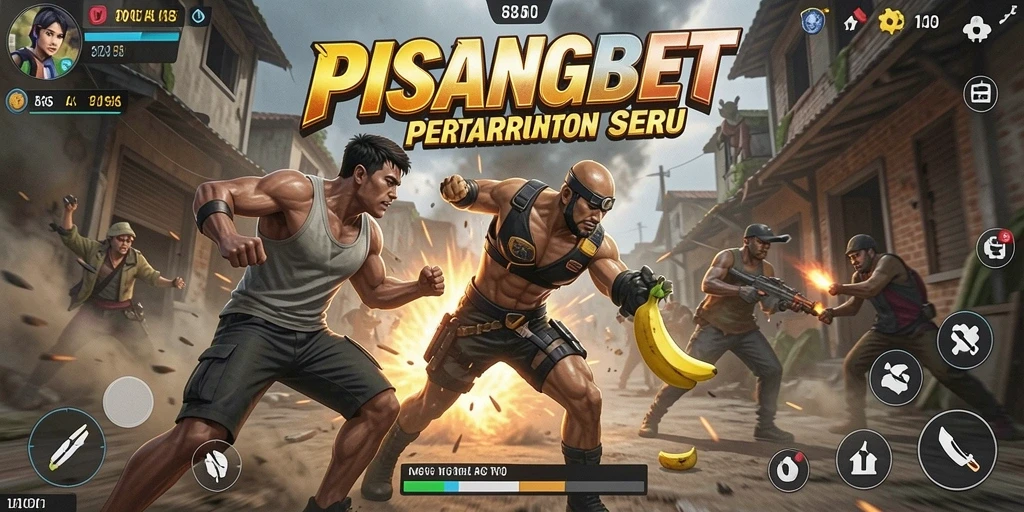 Tangkapan layar menunjukkan aksi cepat dan mendebarkan PISANGBET.