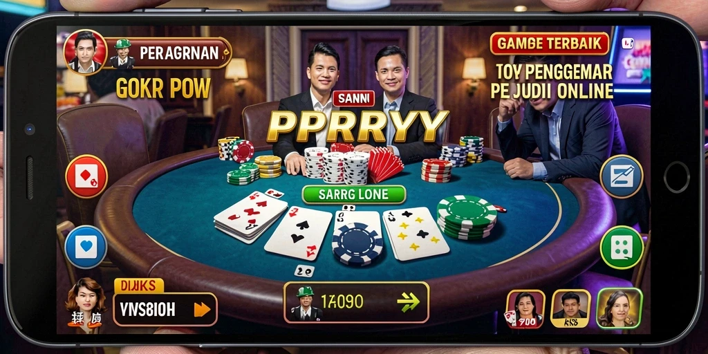 Screenshot utama PPRRYY menampilkan gameplay Poker yang menarik dan interaktif.
