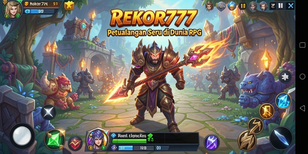 Tampilan gameplay seru dan menakjubkan di REKOR777.