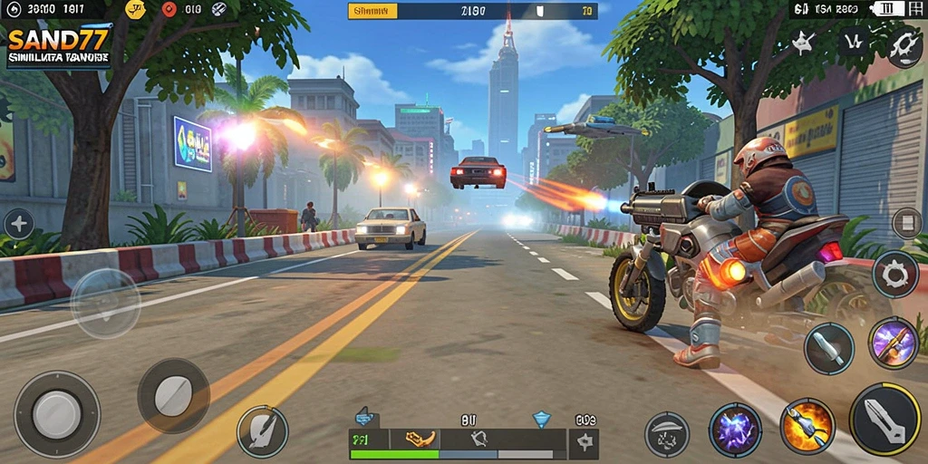 Tampilan gameplay SAND77 yang mengasyikkan dan interaktif.