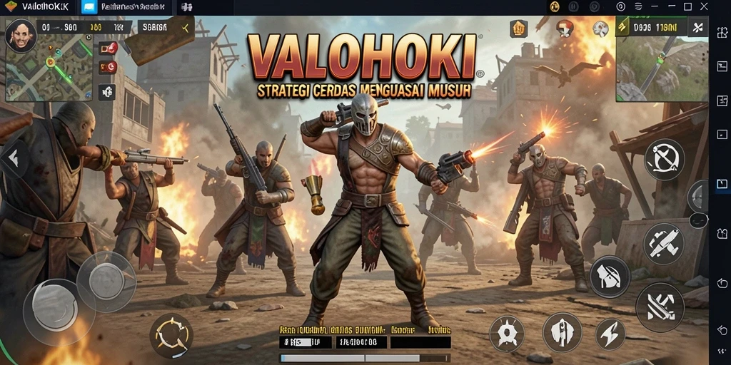 Tampilan gameplay VALOHOKI yang menegangkan dan penuh strategi.